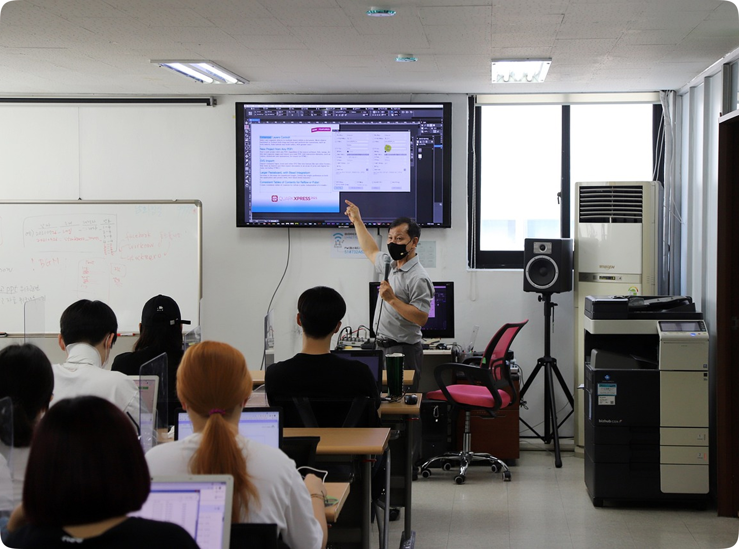 Certified instructors teaching in classroom